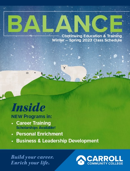 balance brochure cover