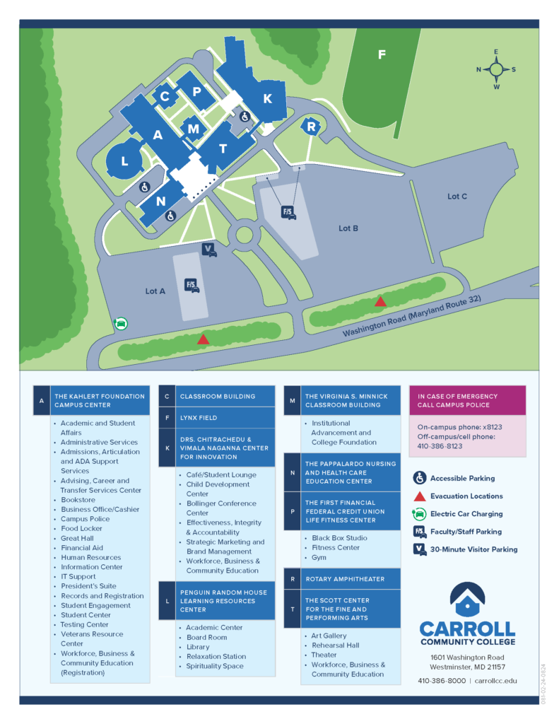 Campus Map & Directions Carroll Community College