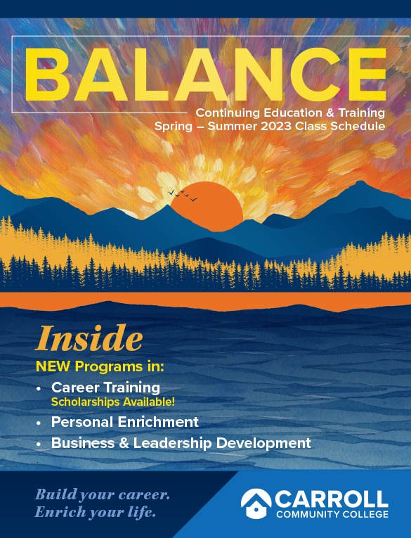 balance brochure cover