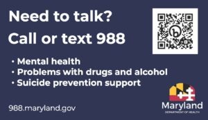 Need to talk? Call or text 988
