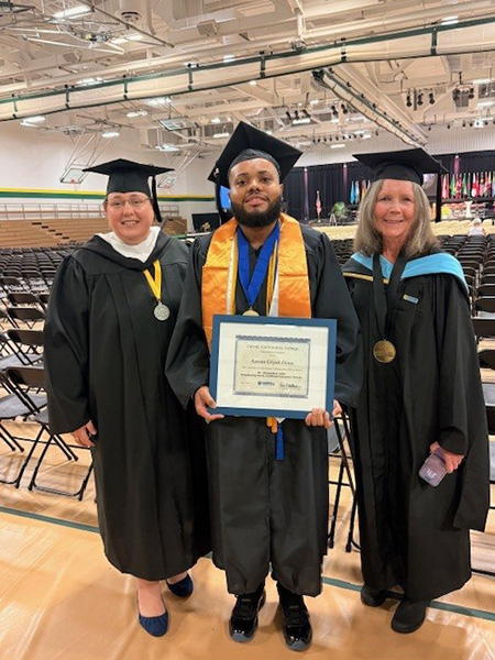 Aaron Dean ECE graduation Carroll Community College