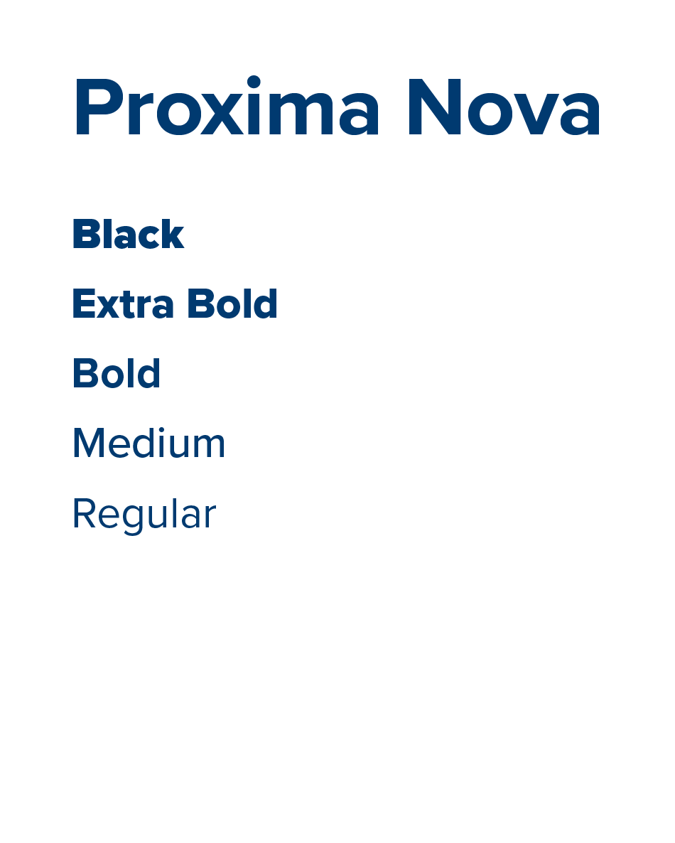 Brand Fonts Proxima Nova Carroll Community College