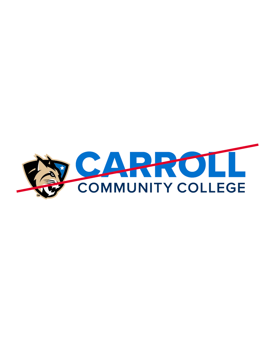 Brand Logo Improper Add Elements Carroll Community College
