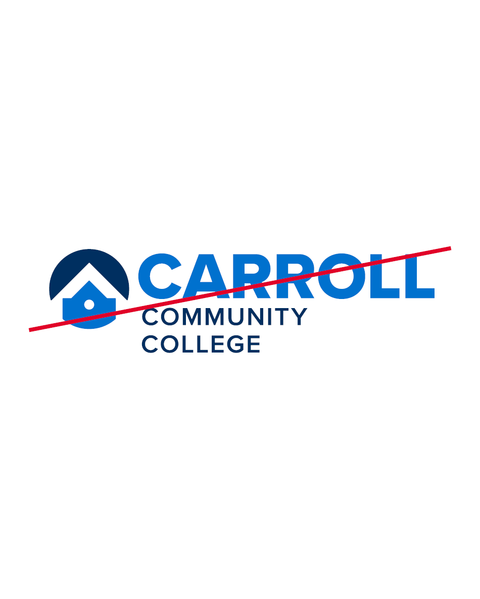 Brand Logo Improper Hierarchy Carroll Community College