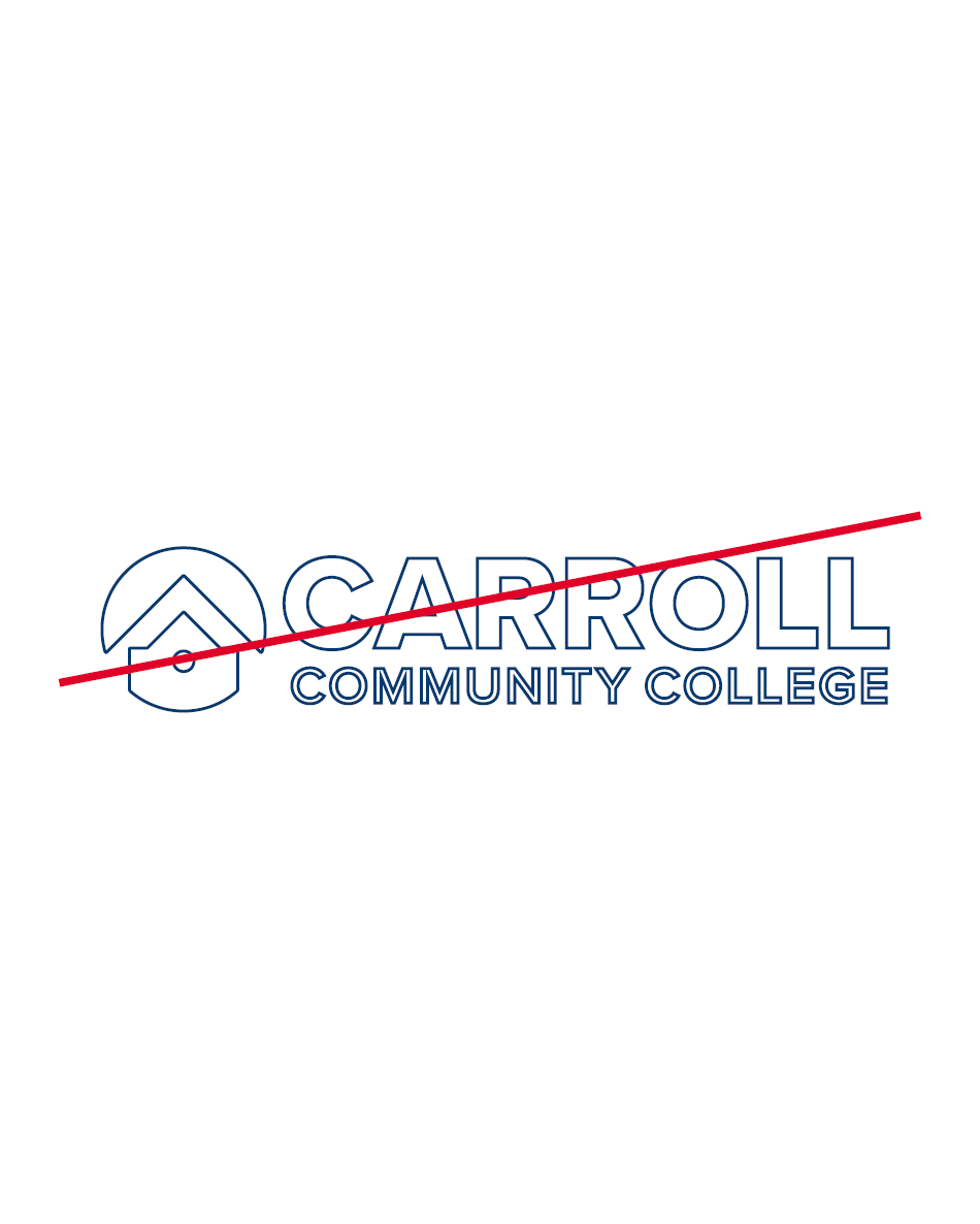 Brand Logo Improper Outline Carroll Community College