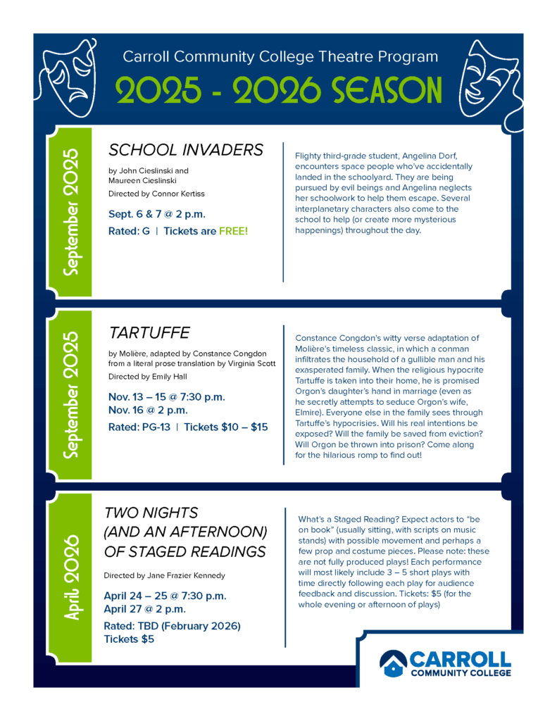  2025-2026 Season flyer