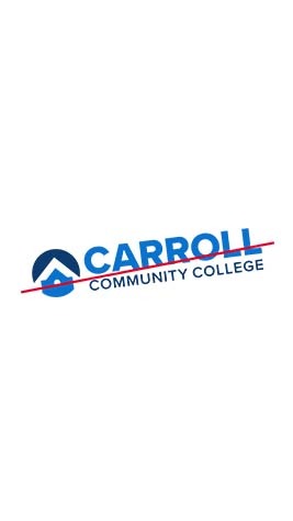 Example of Wrong Logo Usage Carroll Community College