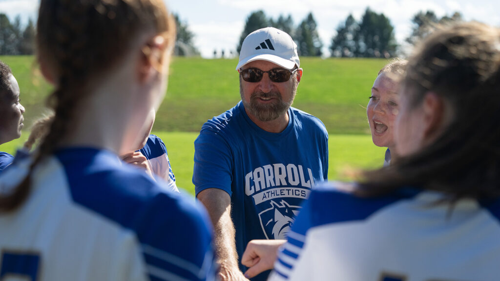 Coach Delmont Women's Soccer Carroll Community College