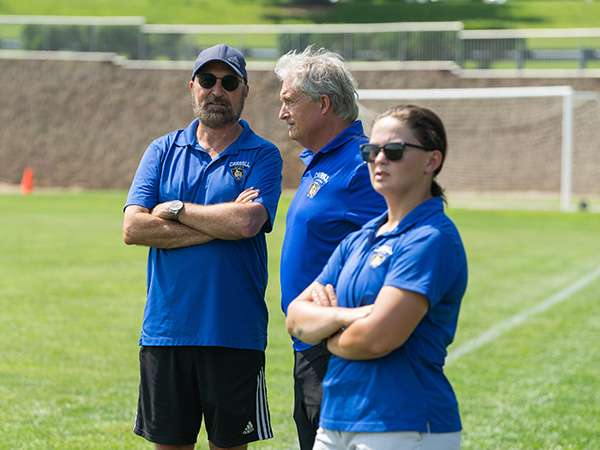 Coach Delmont Women's Soccer Carroll Community College