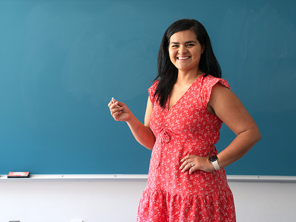 Diana Godinez as a part of the Take Shape Campaign at Carroll Community College