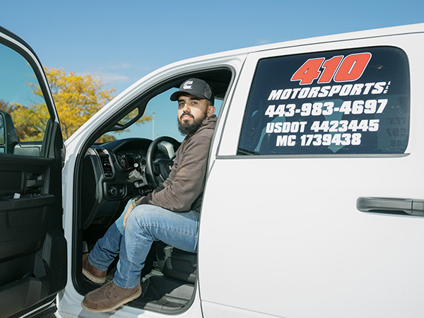 Faisal Hayal hero CDL program Carroll Community College
