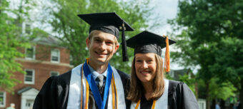 Jeshua and Melissa Jerusalem graduating Carroll Community College