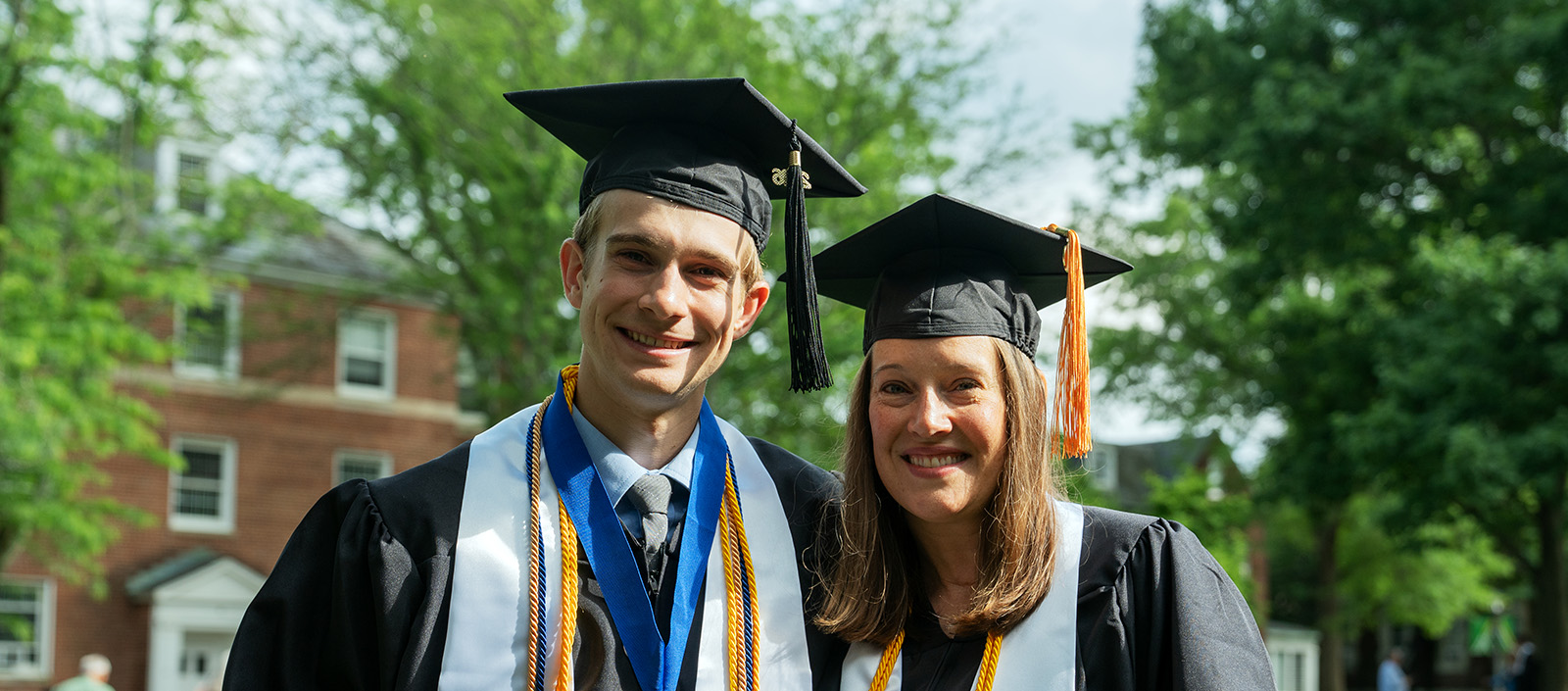 Jeshua and Melissa Jerusalem graduating Carroll Community College