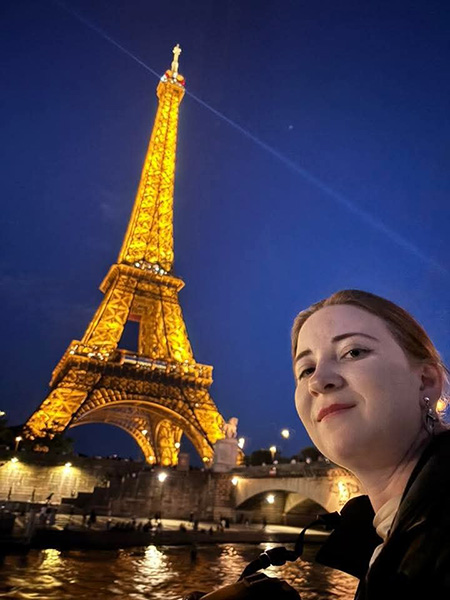 Karin Johnsson Paris 2026 Eiffel Study Abroad Carroll Community College