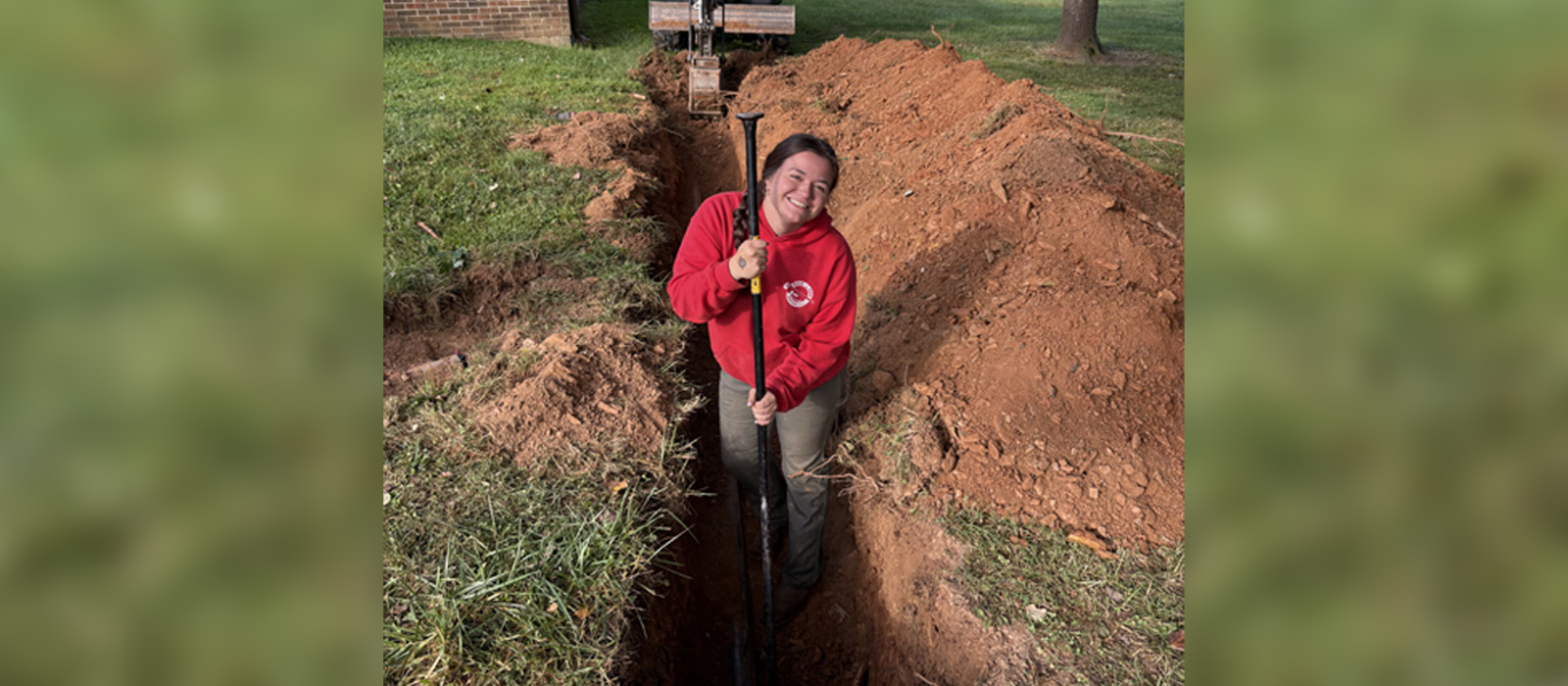 Reed & Sons Services, LCC with Carroll Community College Student Karmon Reed