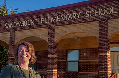 Lorette Grieves at Sandymount Elementary School