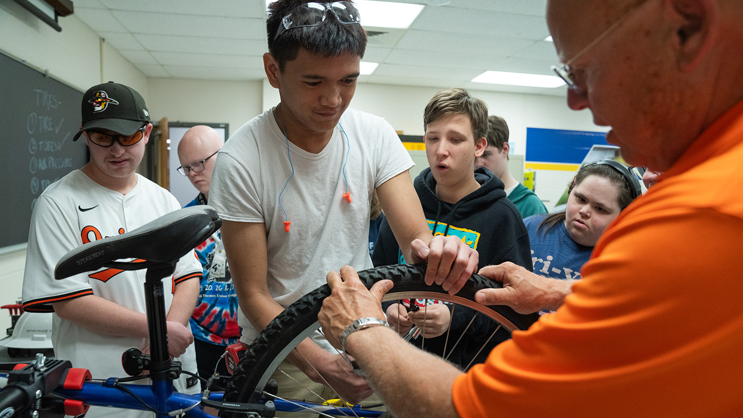 ST@CC students learning Carroll Community College