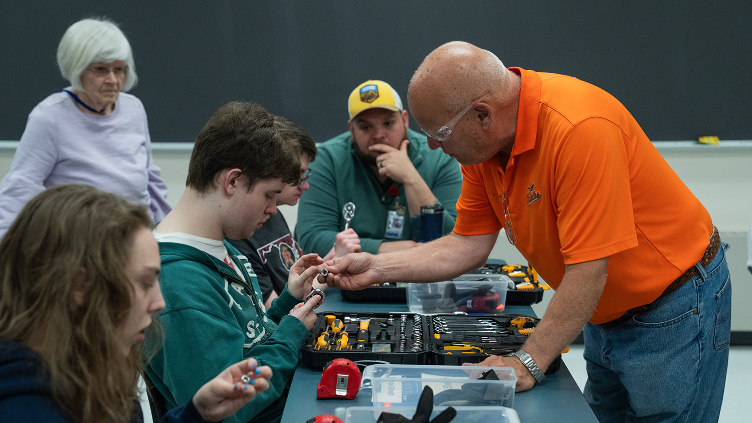 ST@CC students learning Carroll Community College