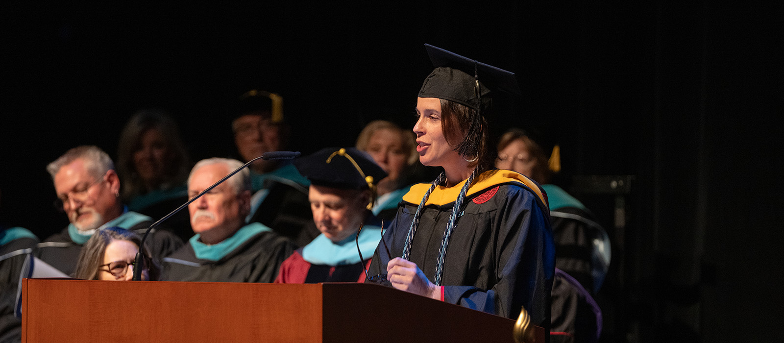 Sarah Licharowicz Dr. Mince Inauguration Carroll Community College