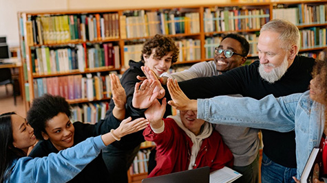 Students and Faculty Collaborating Carroll Community College