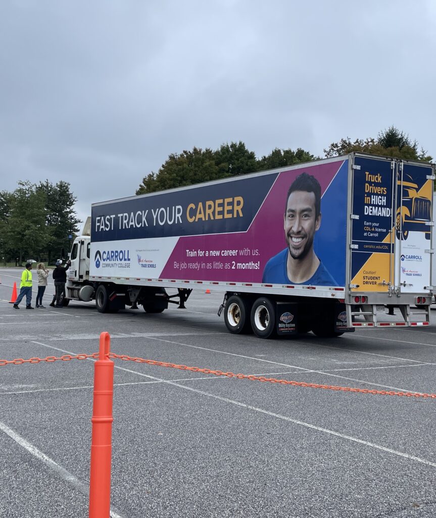 Truck wrapped Carroll CC