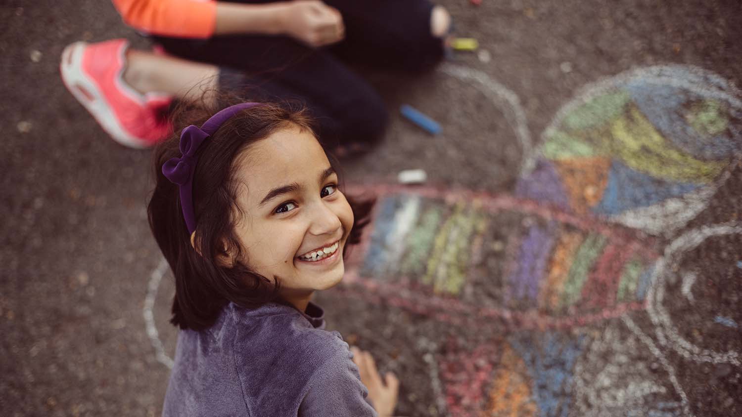 Family Fun Fest Chalk Art Carroll Community College