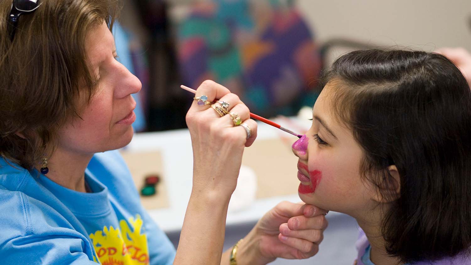 Family Fun Fest Face paint Carroll Community College