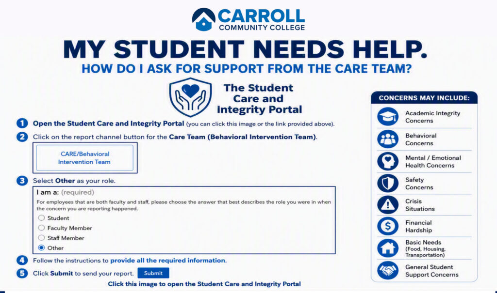 Parents - Report a Student Concern